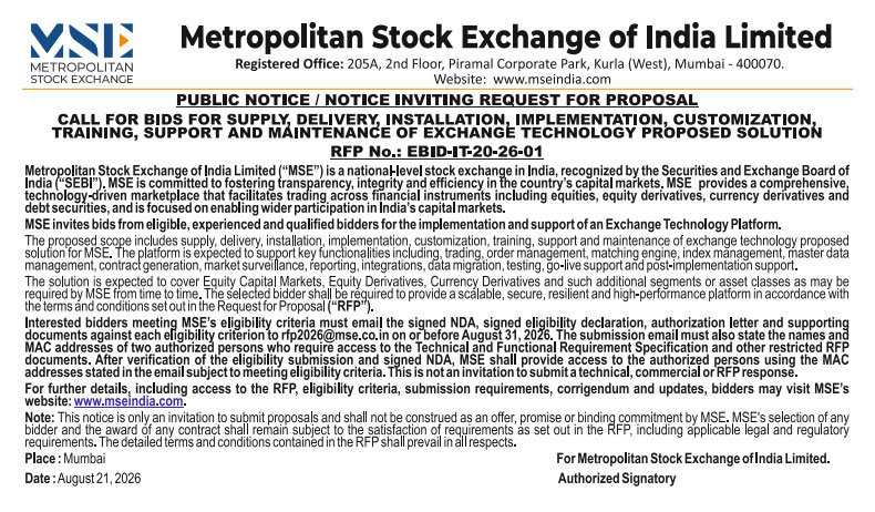 Request for Proposal
